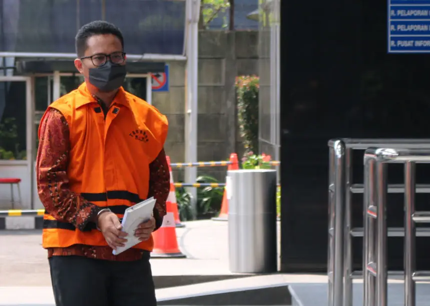 Tersangka Wahid Ikhsan...