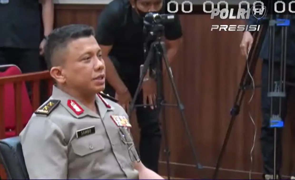 Penampilan Ferdy Sambo...