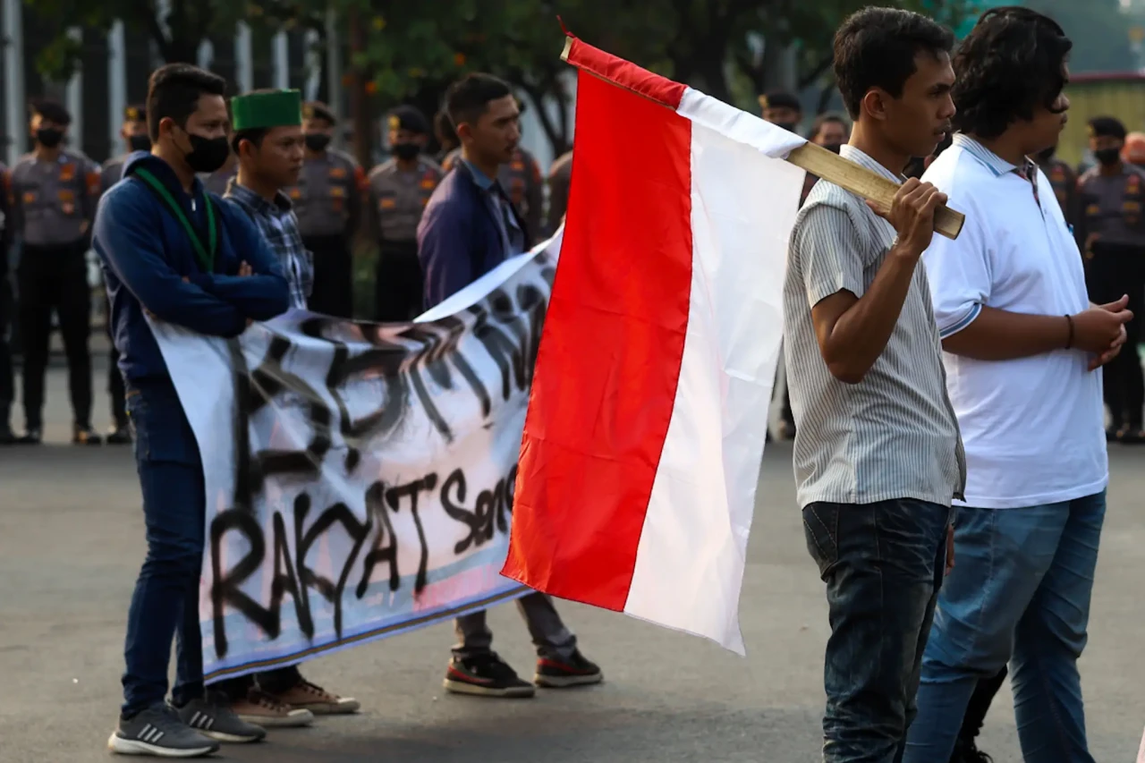 Aksi HMI Jakarta Barat...
