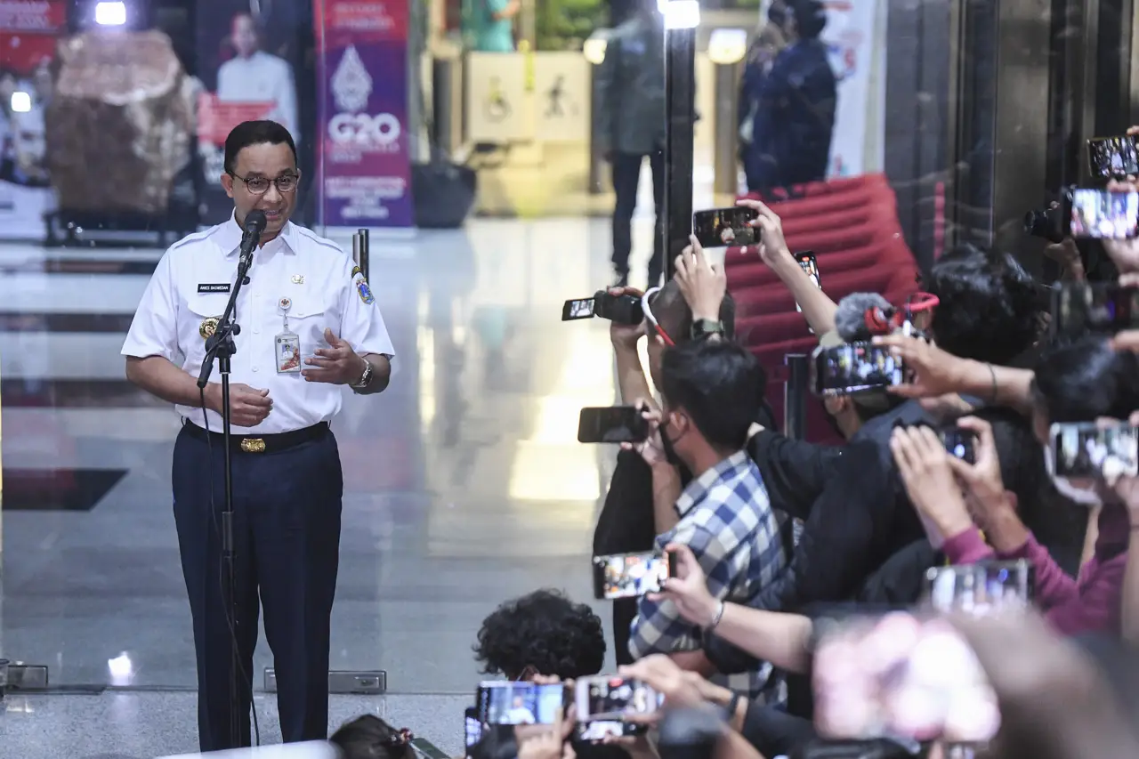 Senyum Lepas Anies Baswedan...