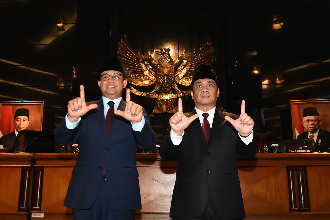 Anies Baswedan dan Ahmad...