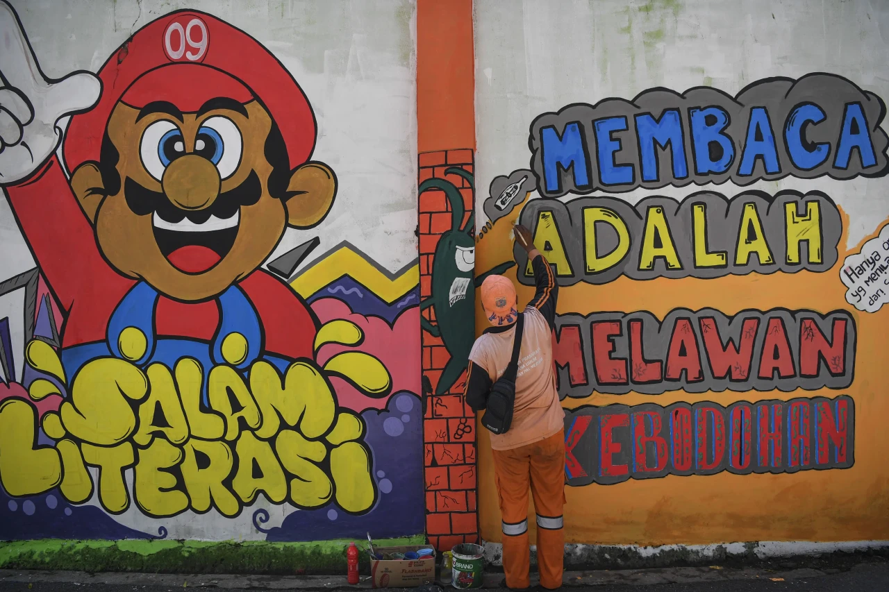 Warna-Warni Mural Kampung...
