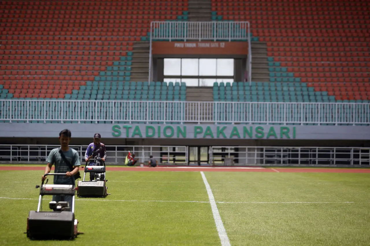 Begini Persiapan Stadion...