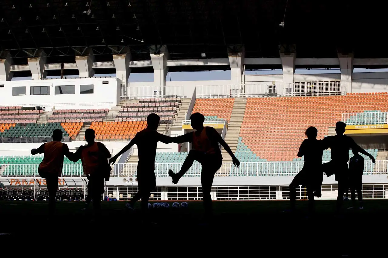 Latihan Timnas Jelang...