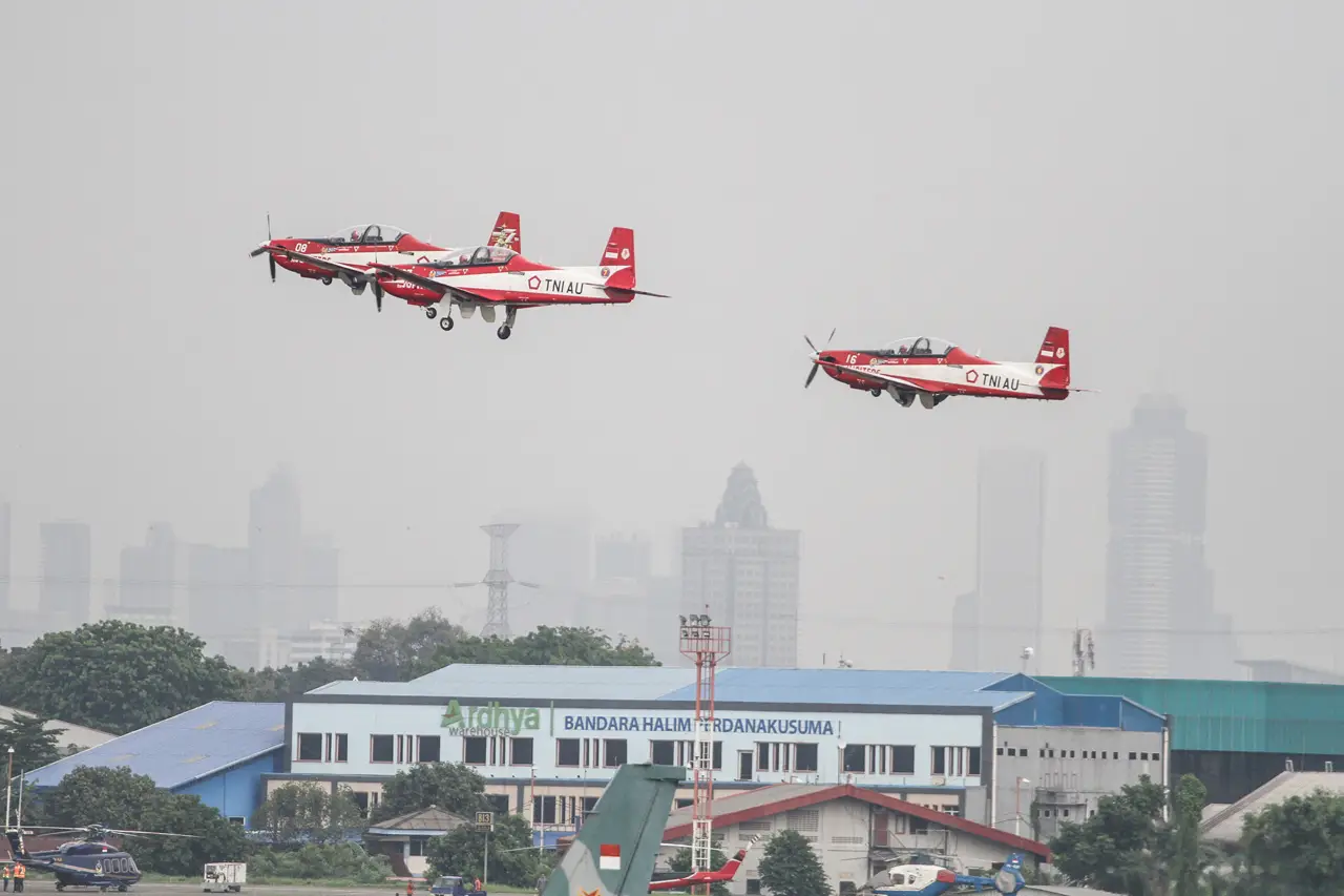 Persiapan Flypast Sambut...