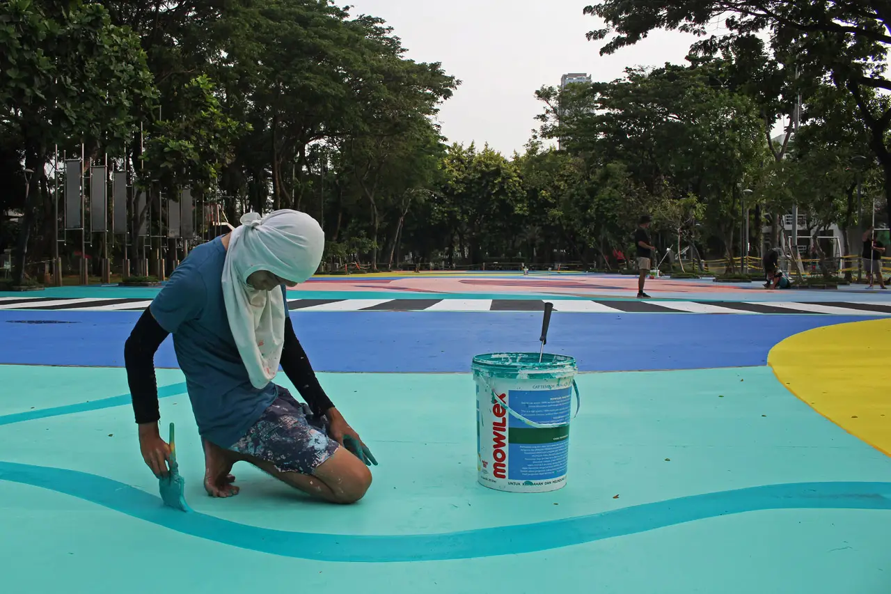 Mural Lapangan Taman...
