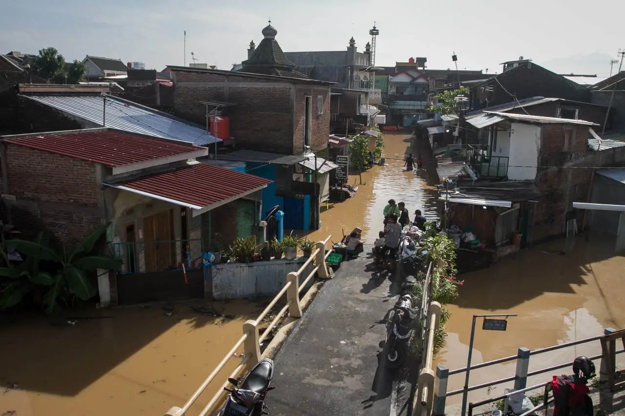 Luapan Sungai Bengawan...