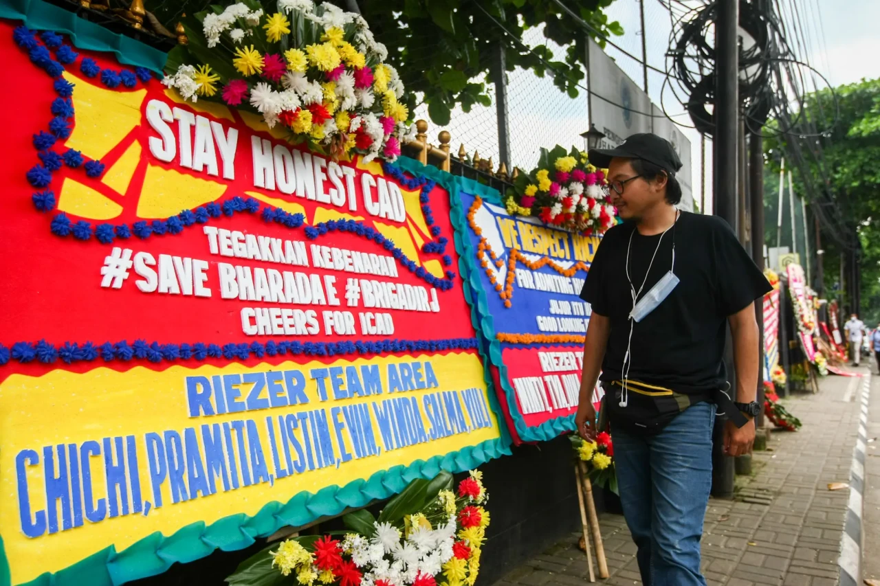 Karangan Bunga Dukung...