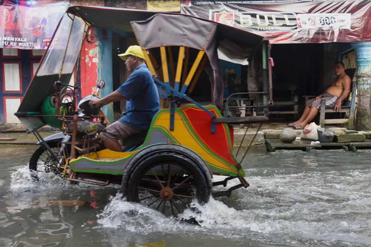Banjir Rob di Bagan...
