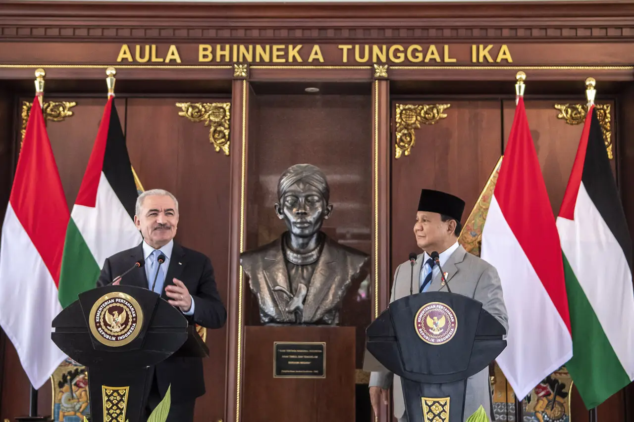Kunjungan PM Palestina...