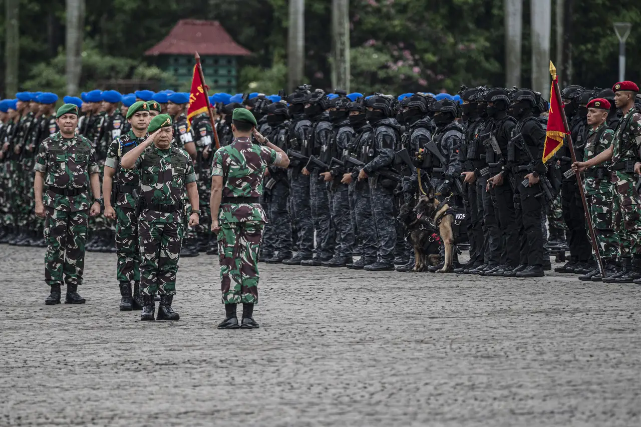 Apel Gelar Pasukan TNI...