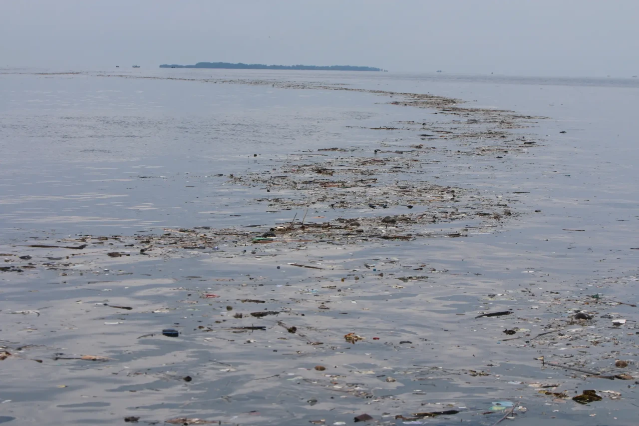 Sampah Laut Cemari Dermaga...