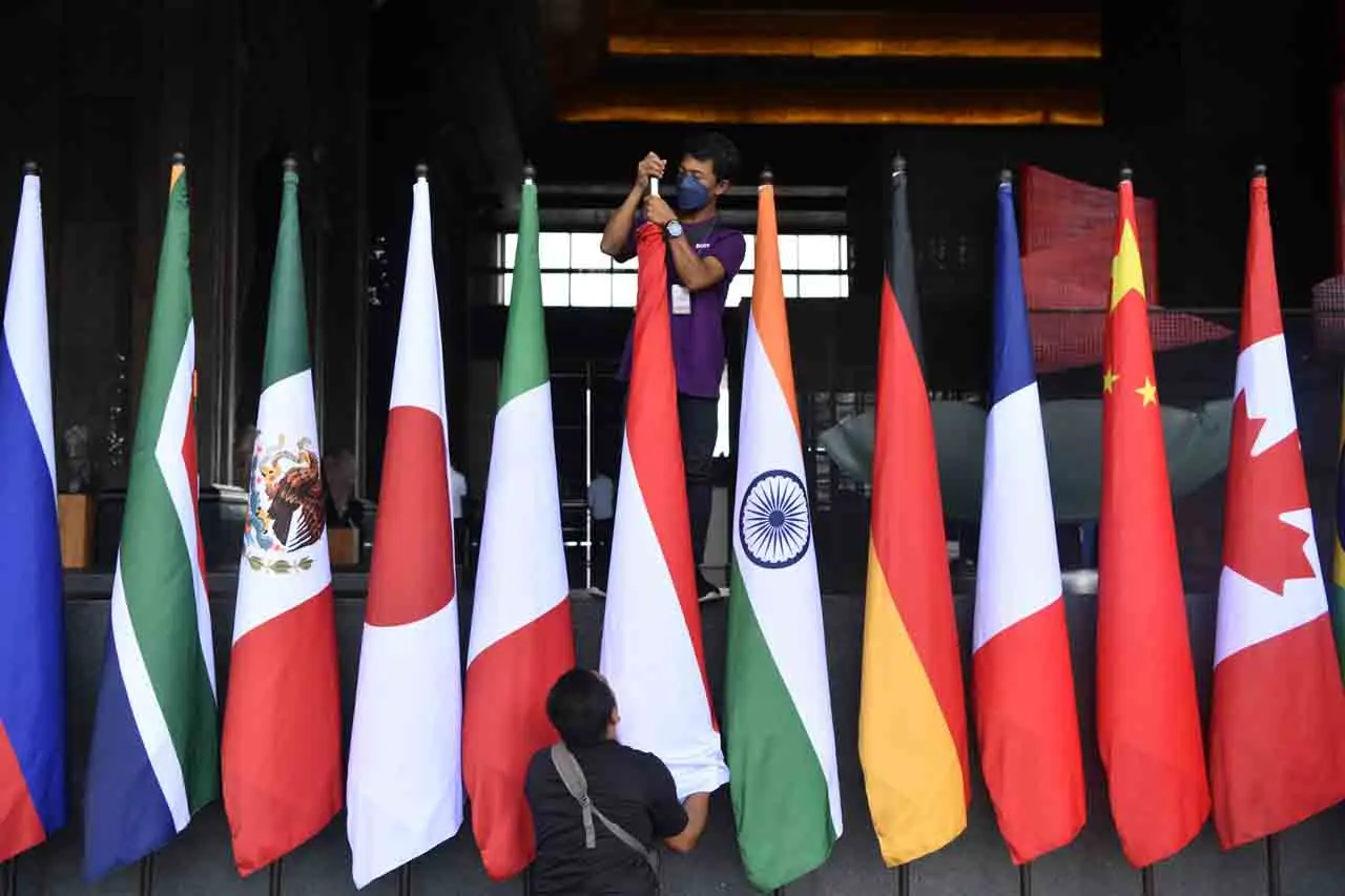 Persiapan KTT G20 di...