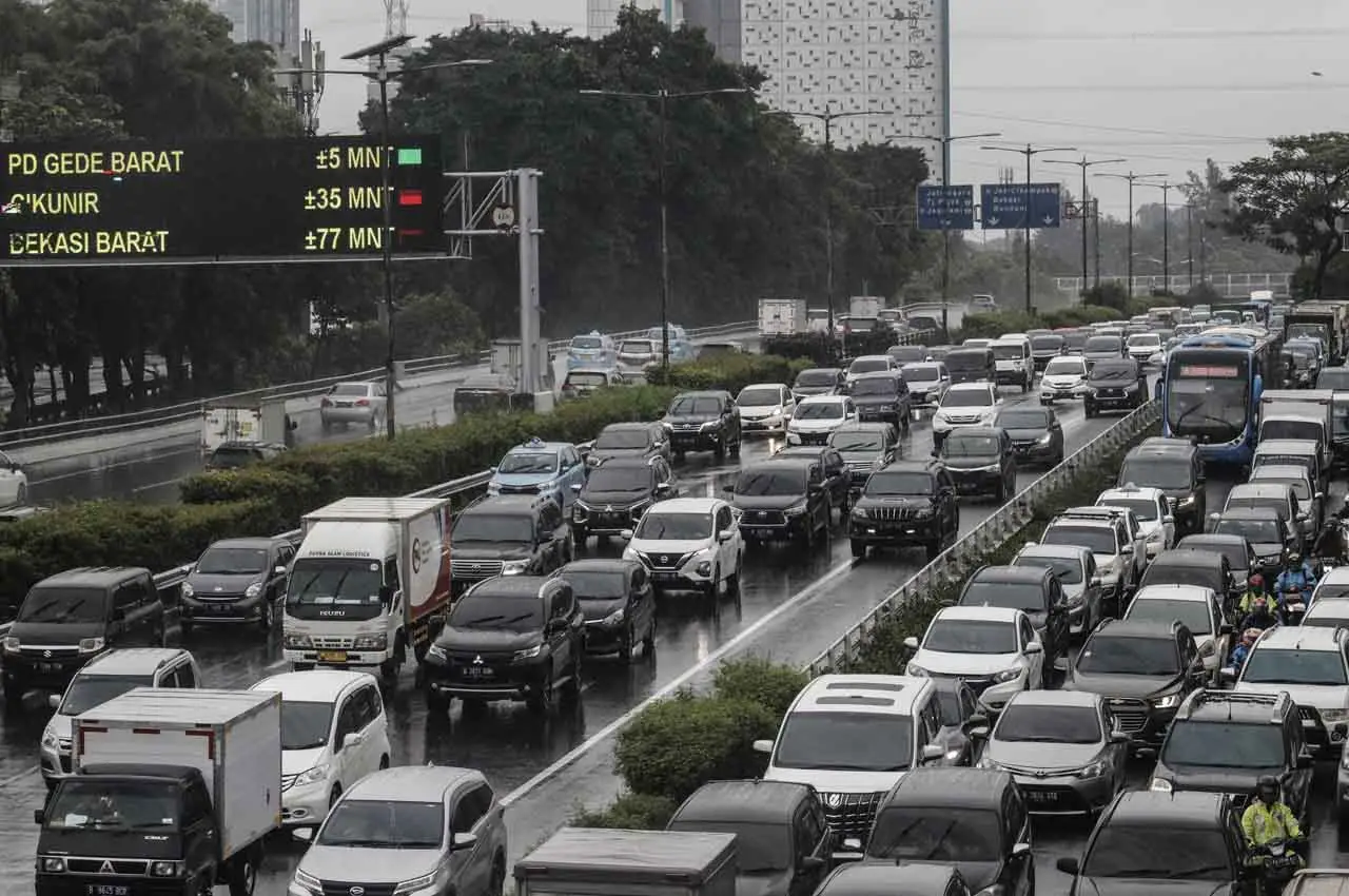 Kemacetan di Jakarta...