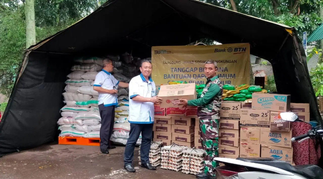 BTN Bangun Dapur Umum...