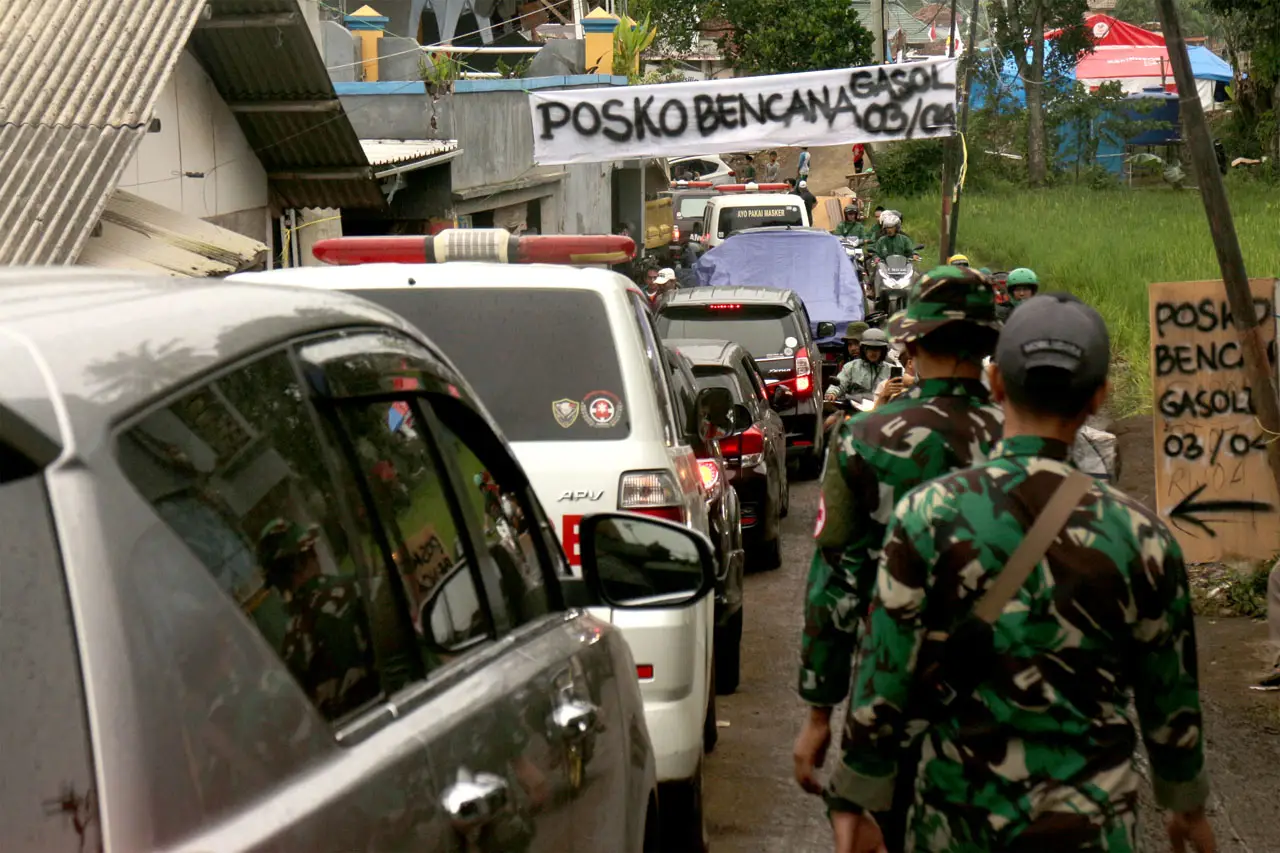 Kepadatan Jalan di Lokasi...