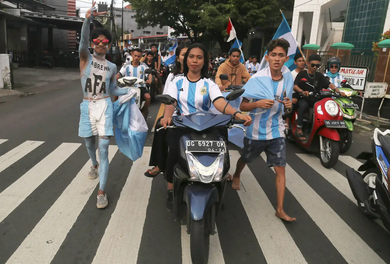 Pendukung Argentina...