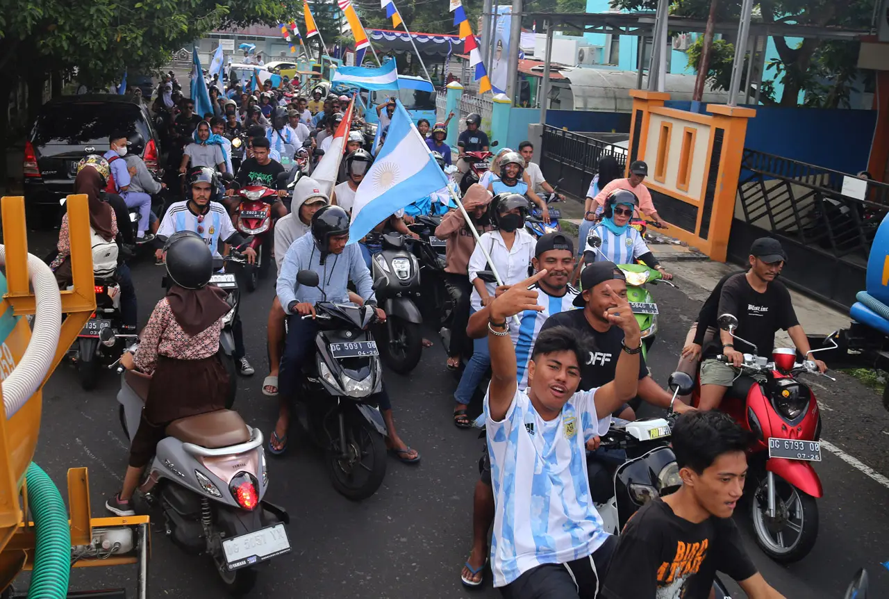 Pendukung Argentina...