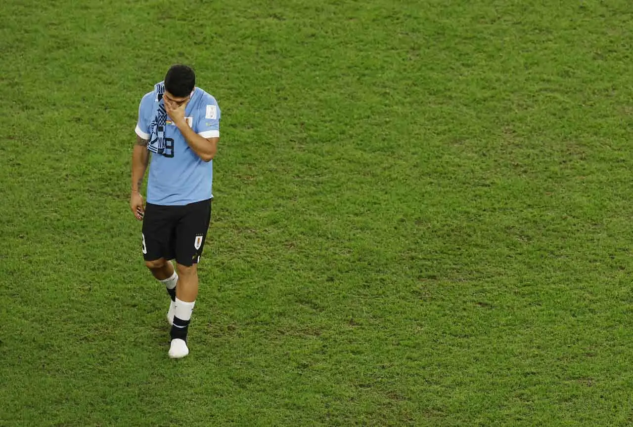 Tangis Pilu Luis Suarez...