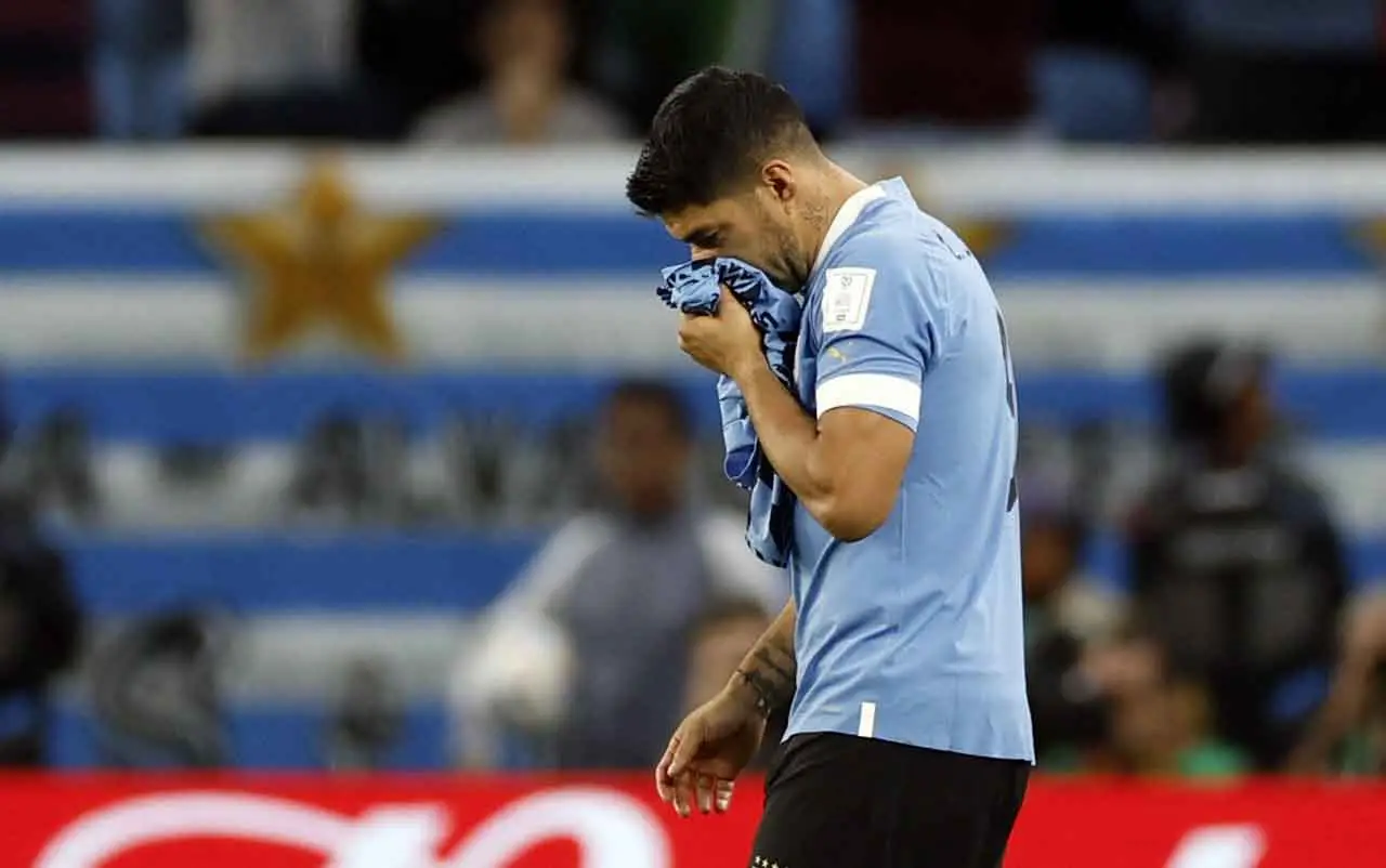 Tangis Pilu Luis Suarez...