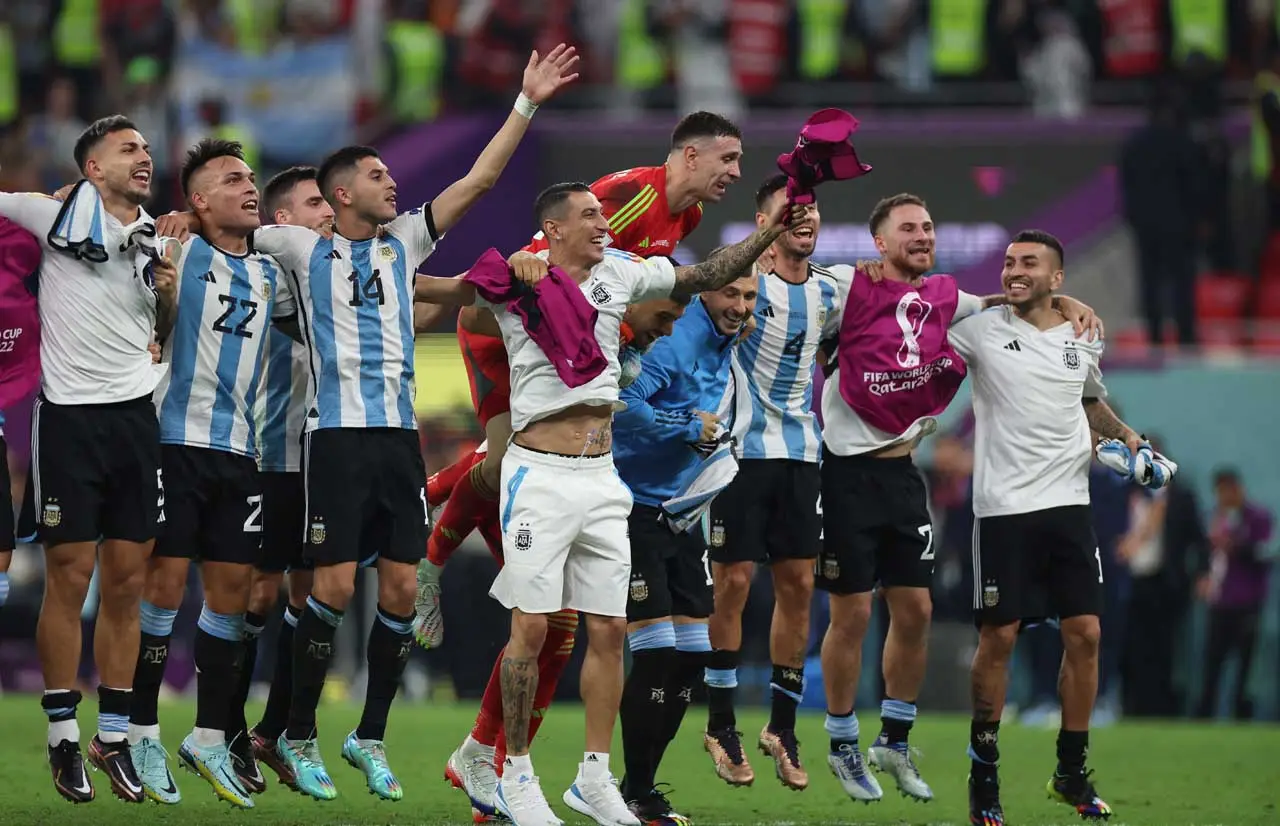 Potret Kemenangan Argentina...