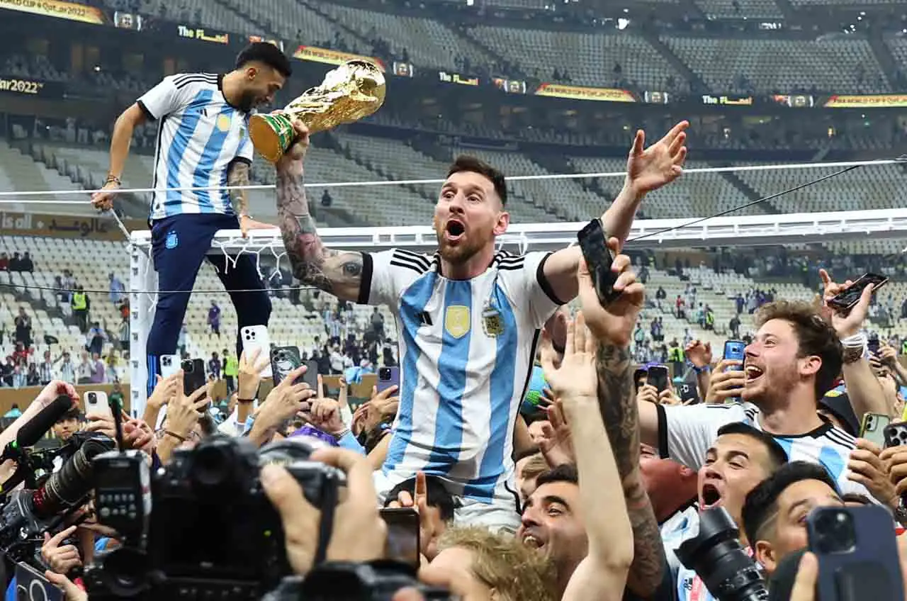 Momen Epik Lionel Messi...