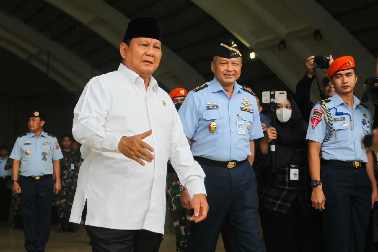 Menhan Prabowo Subianto...