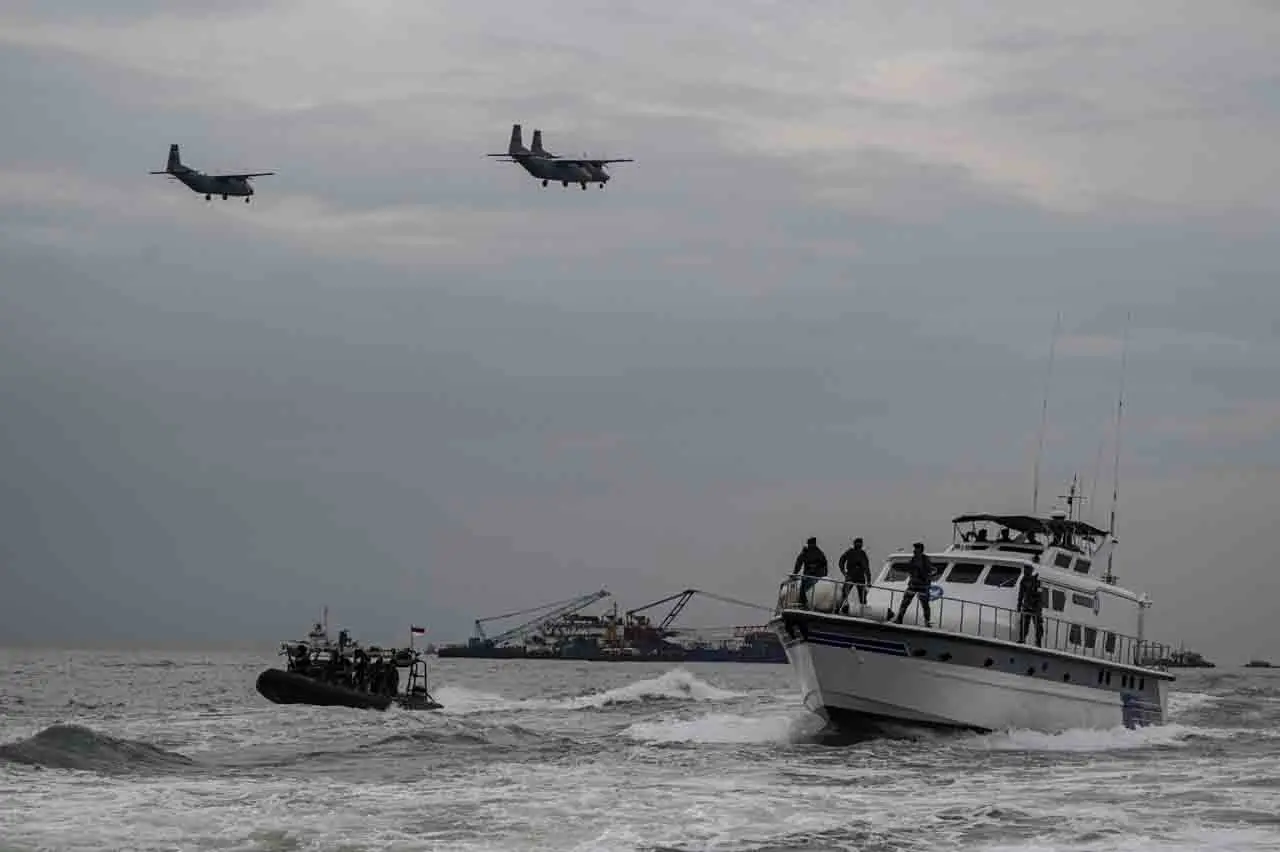 Aksi Prajurit TNI AL...