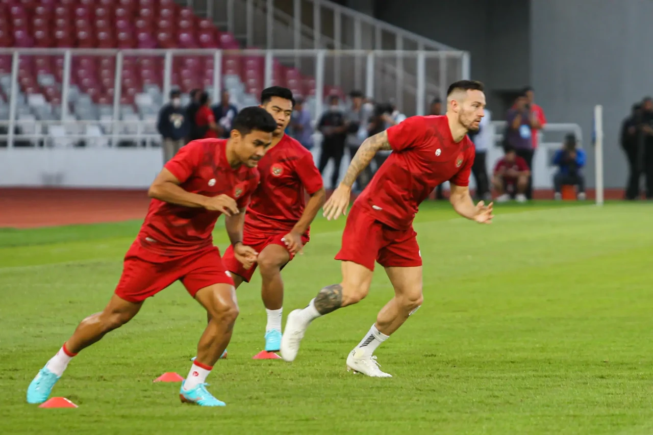 Latihan Akhir Timnas...