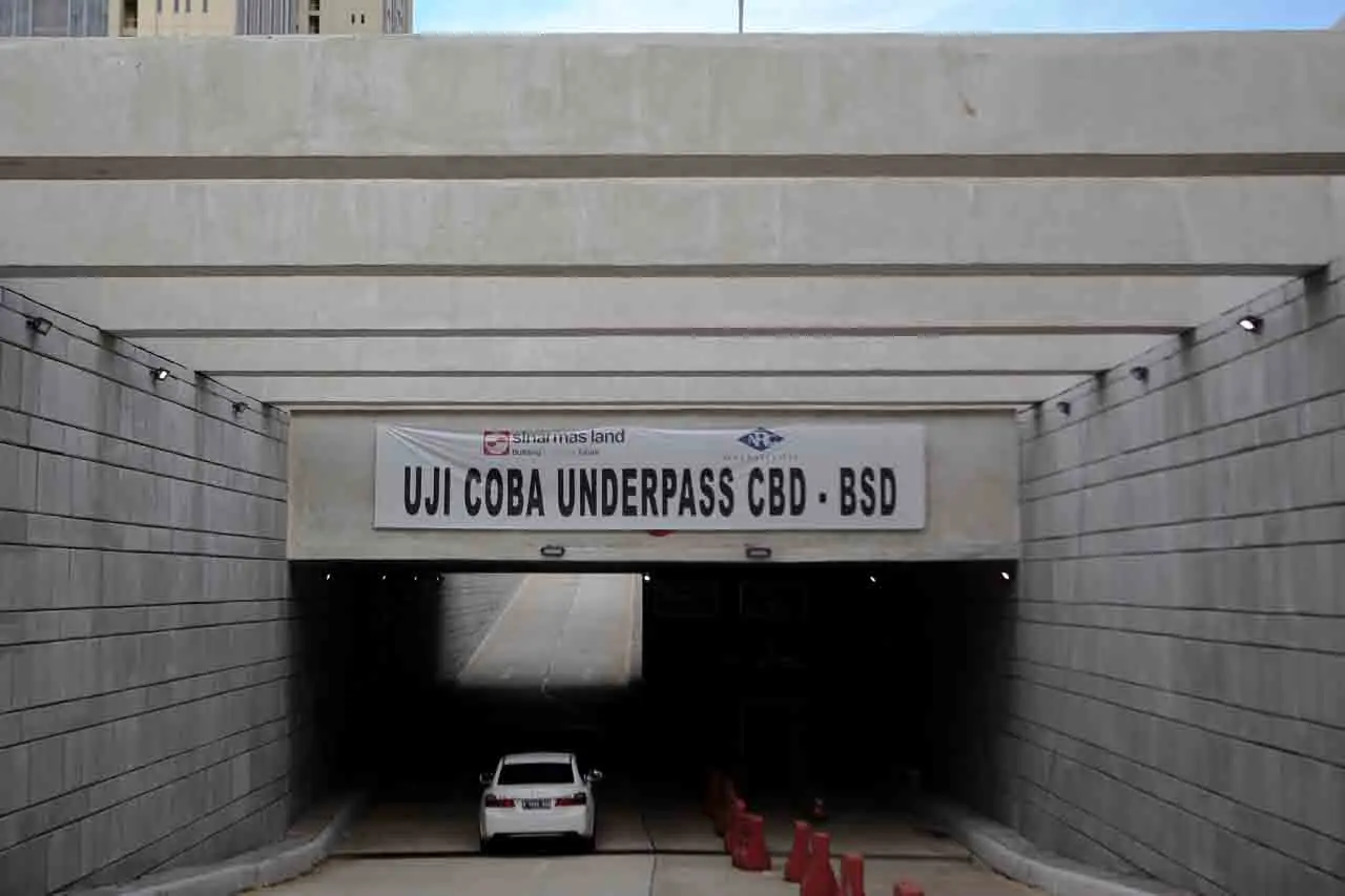 Uji Coba Underpass CBD-BSD