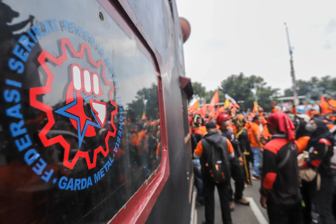 Aksi Unjuk Rasa Partai...