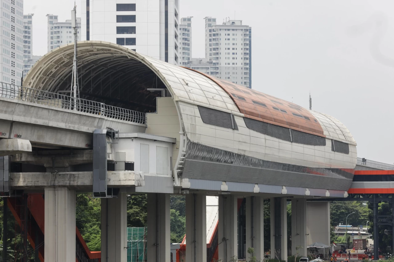 Progres LRT Jabodebek...