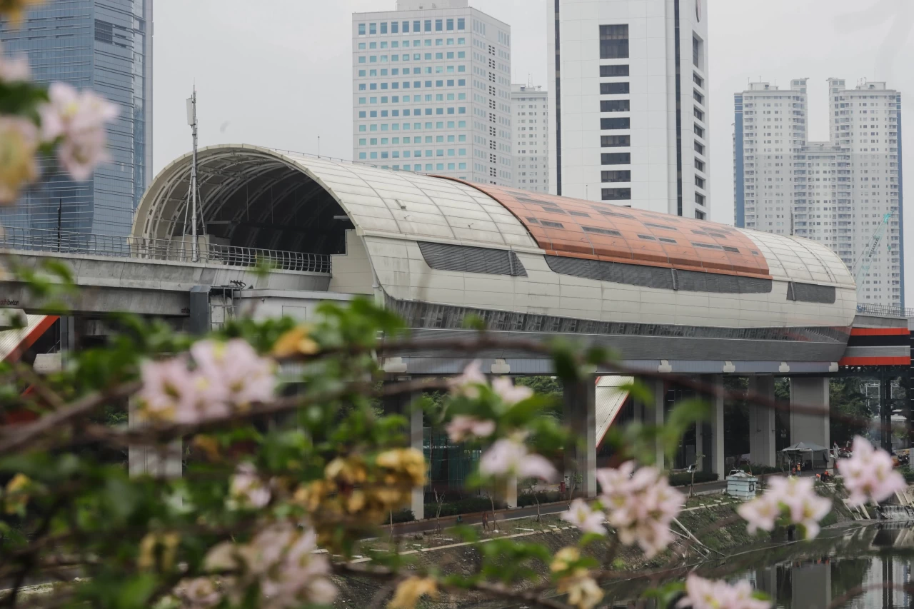 Progres LRT Jabodebek...