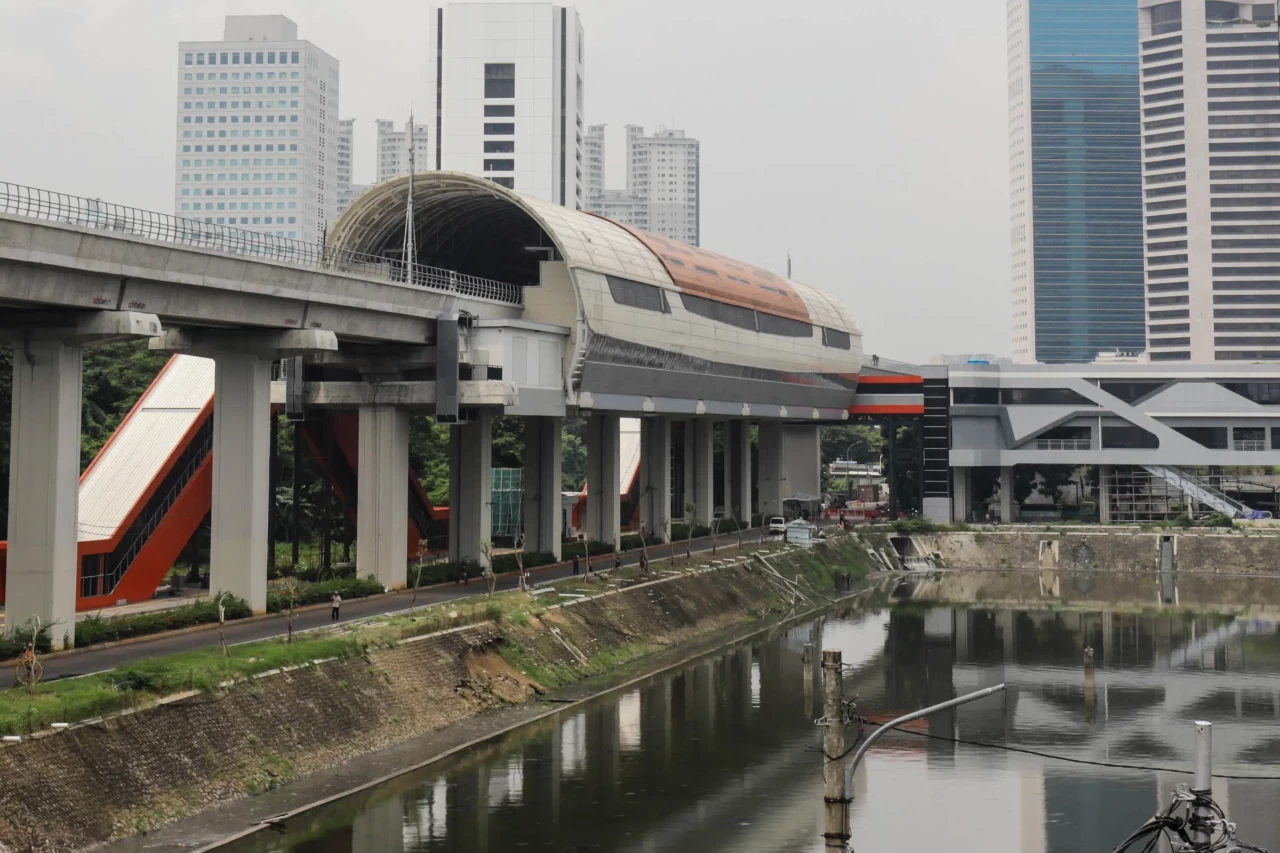 Progres LRT Jabodebek...