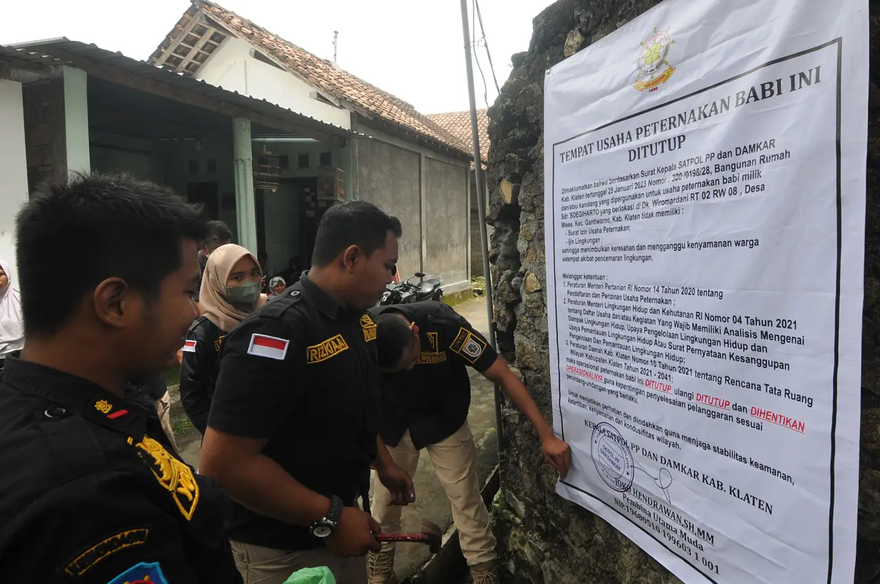 Tidak Punya Izin, Peternakan...