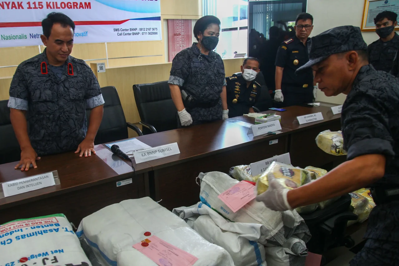 BNNP Sumsel Amankan...