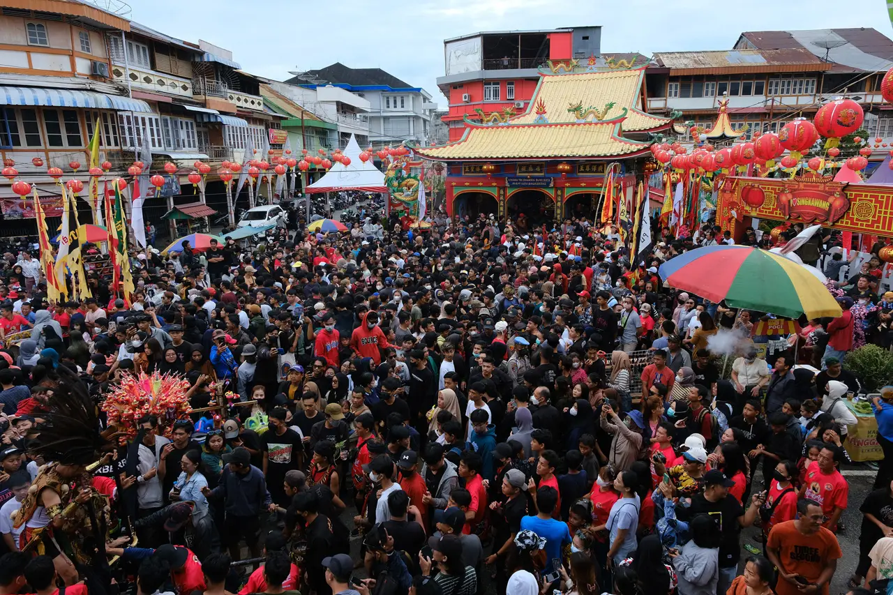 Kemeriahan di Singkawang...