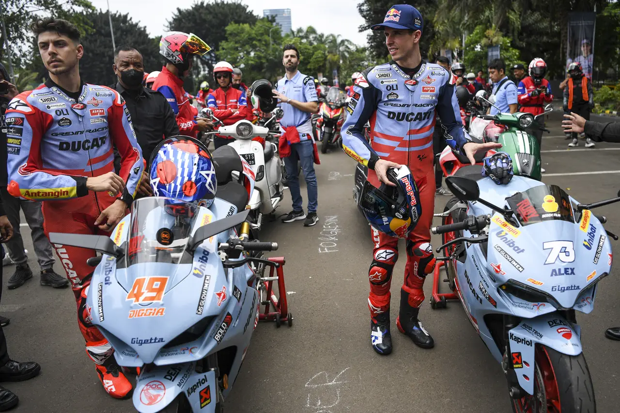 Momen Pembalap Gresini...