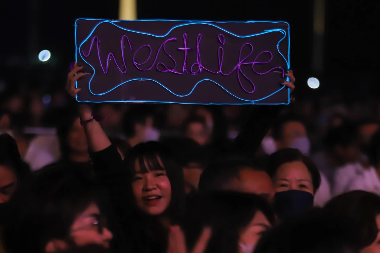 Kemeriahan Konser Westlife...