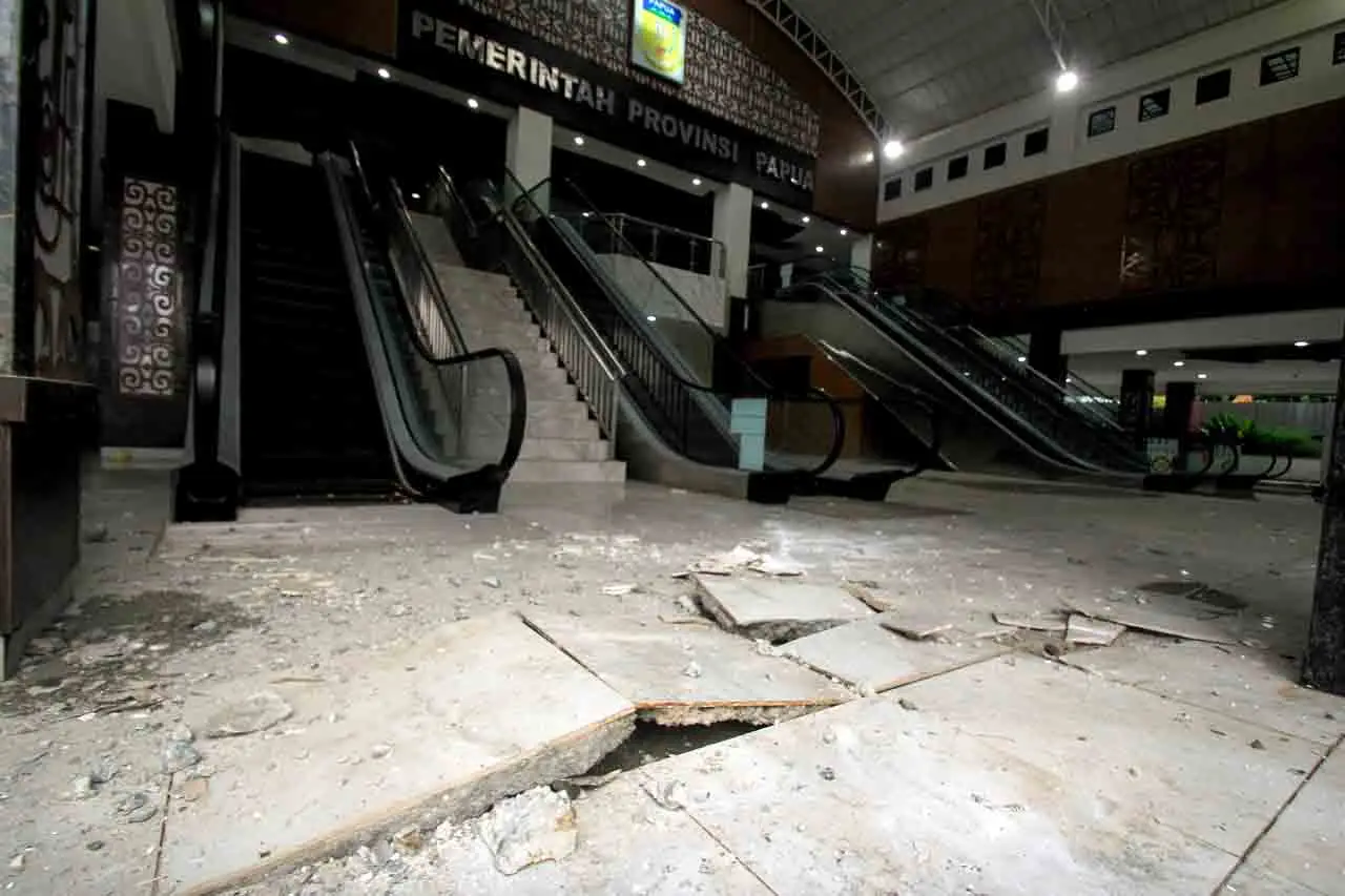 Dampak Gempa Jayapura