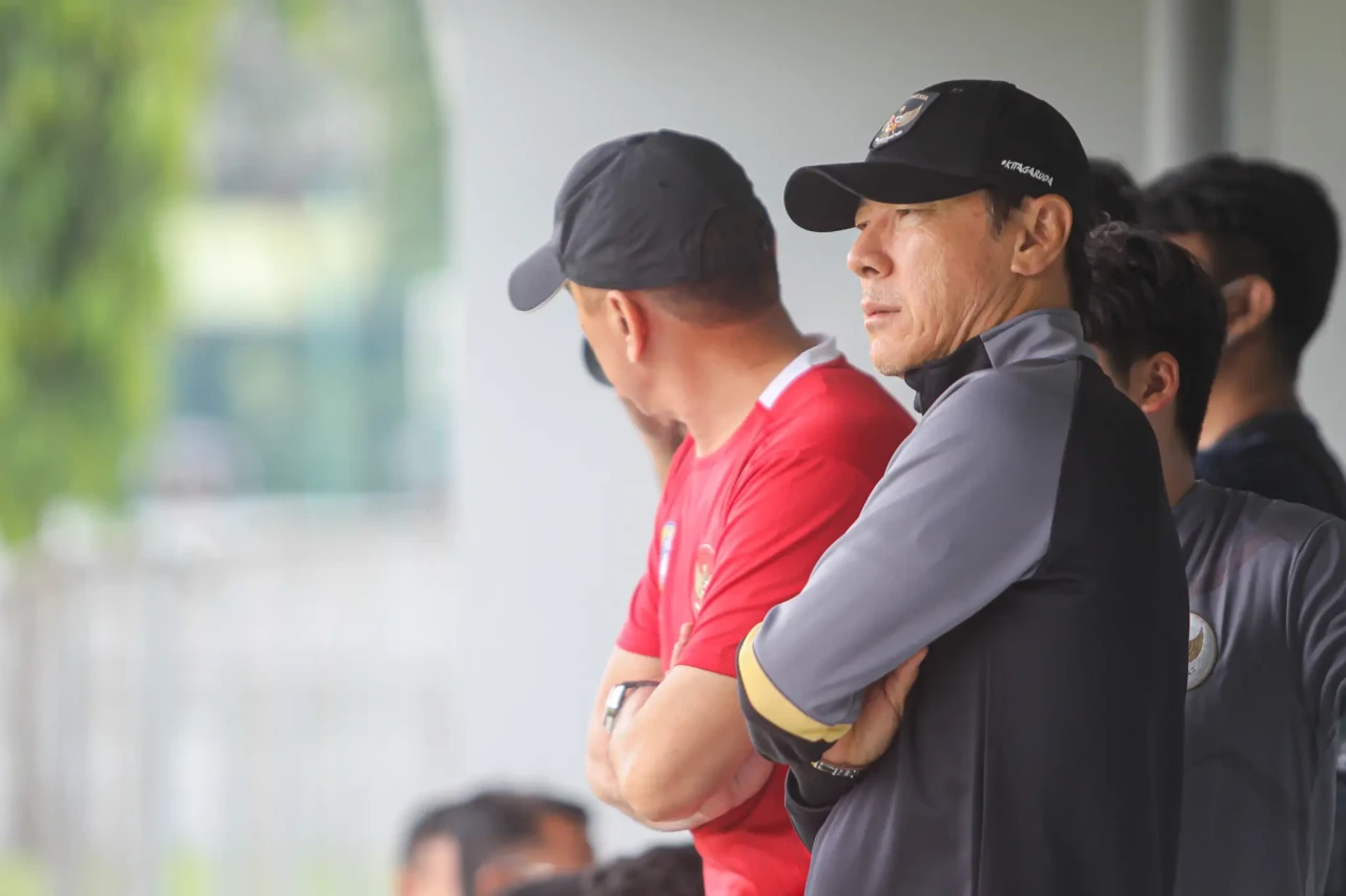 Latihan Timnas Indonesia...