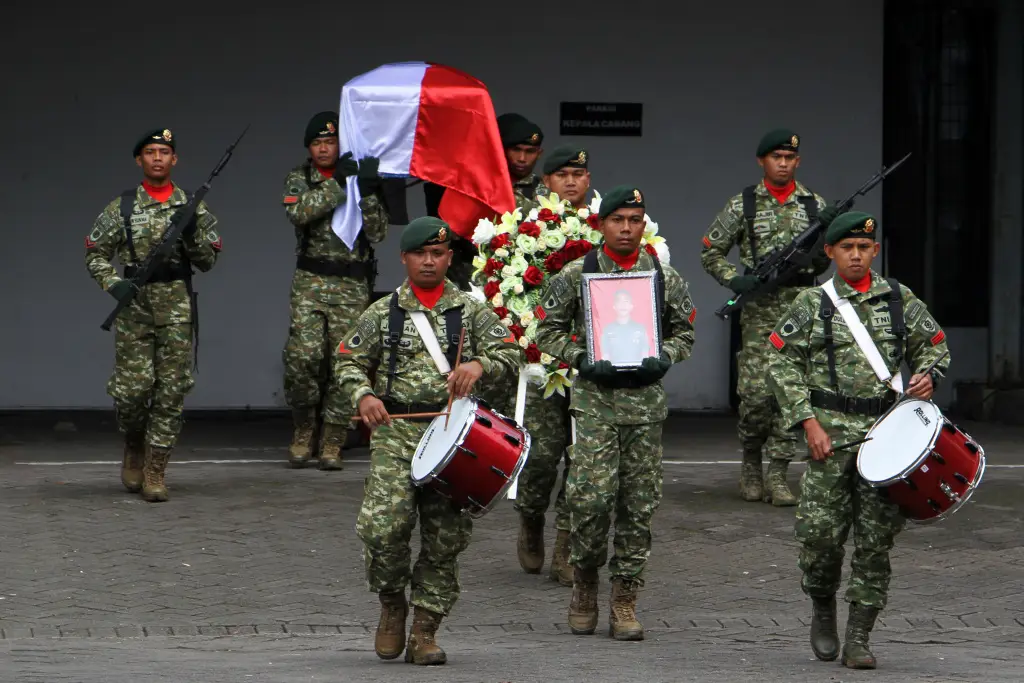 Jenazah Prajurit TNI...