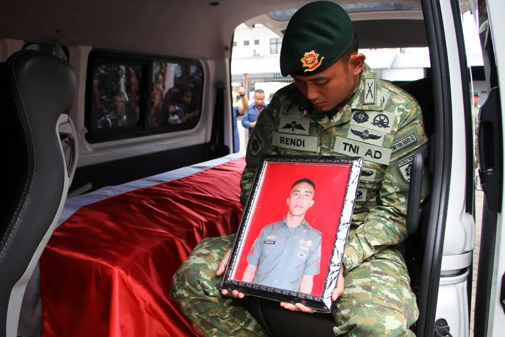 Jenazah Prajurit TNI...