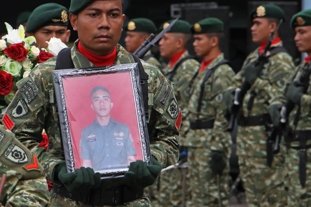 Jenazah Prajurit TNI...
