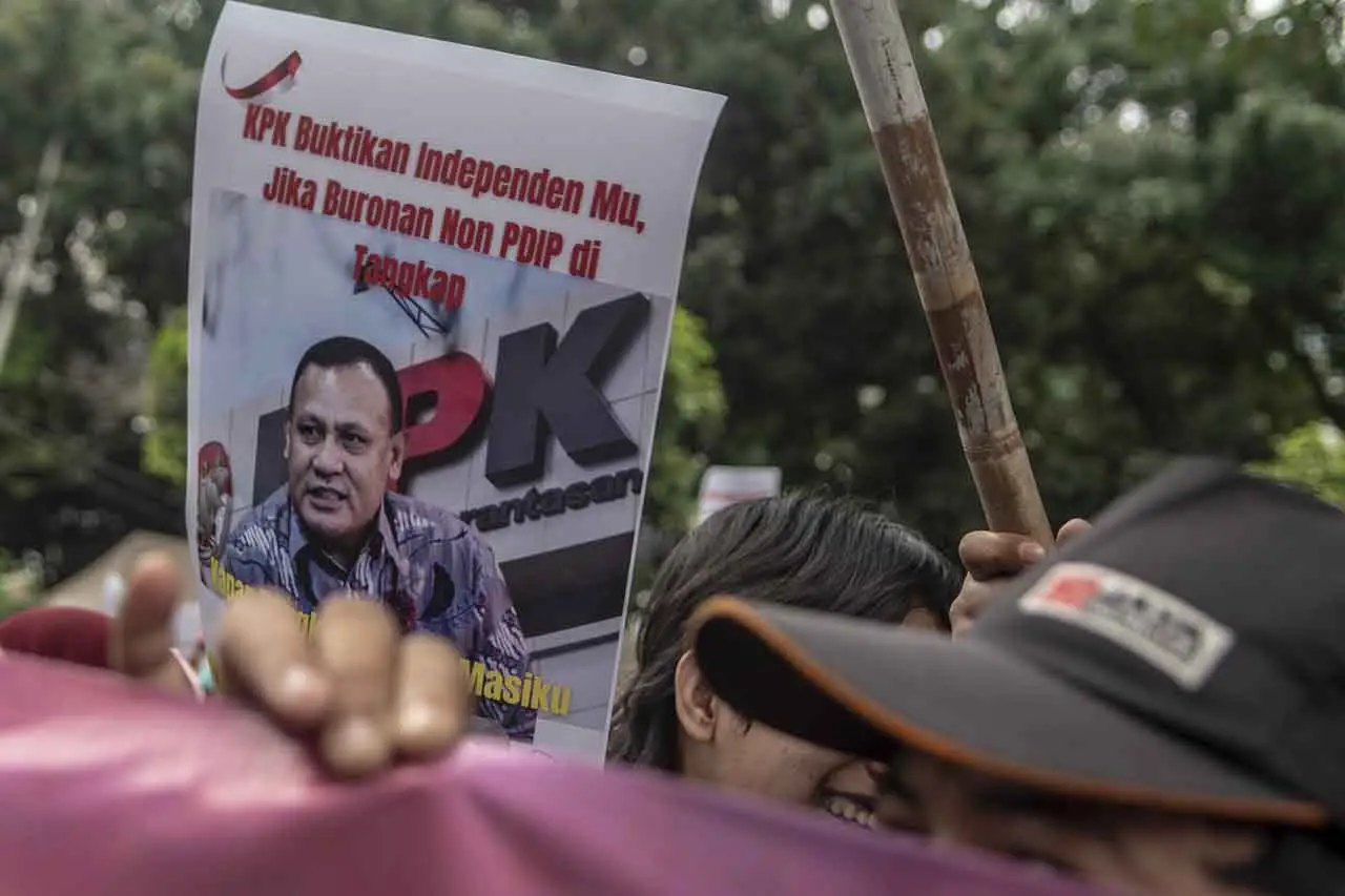 Aksi Dukungan Penangkapan...