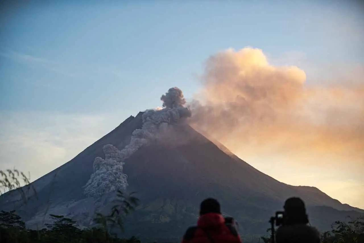 Penampakan Gunung Merapi...