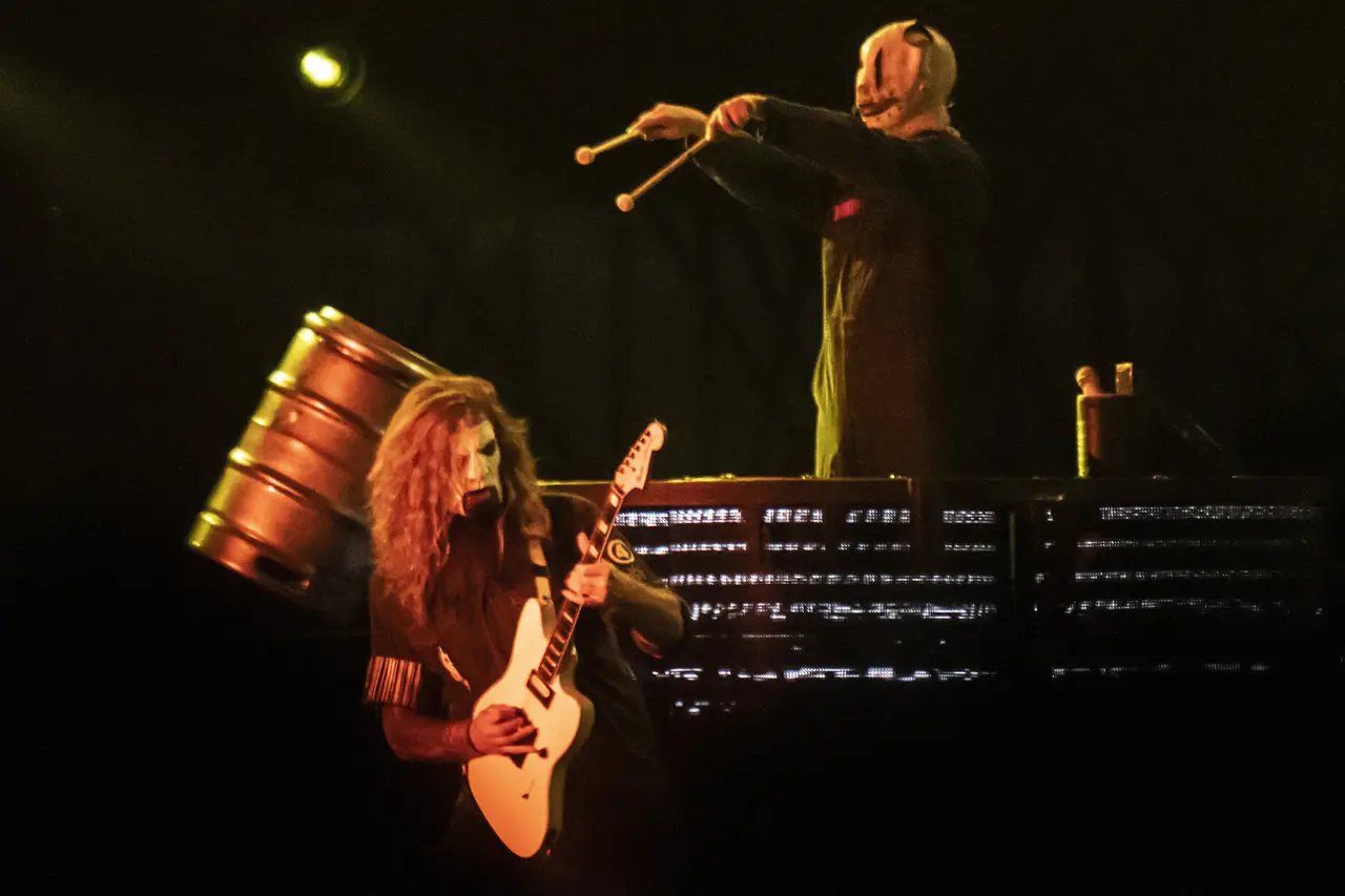 Aksi Slipknot di Hammersonic...