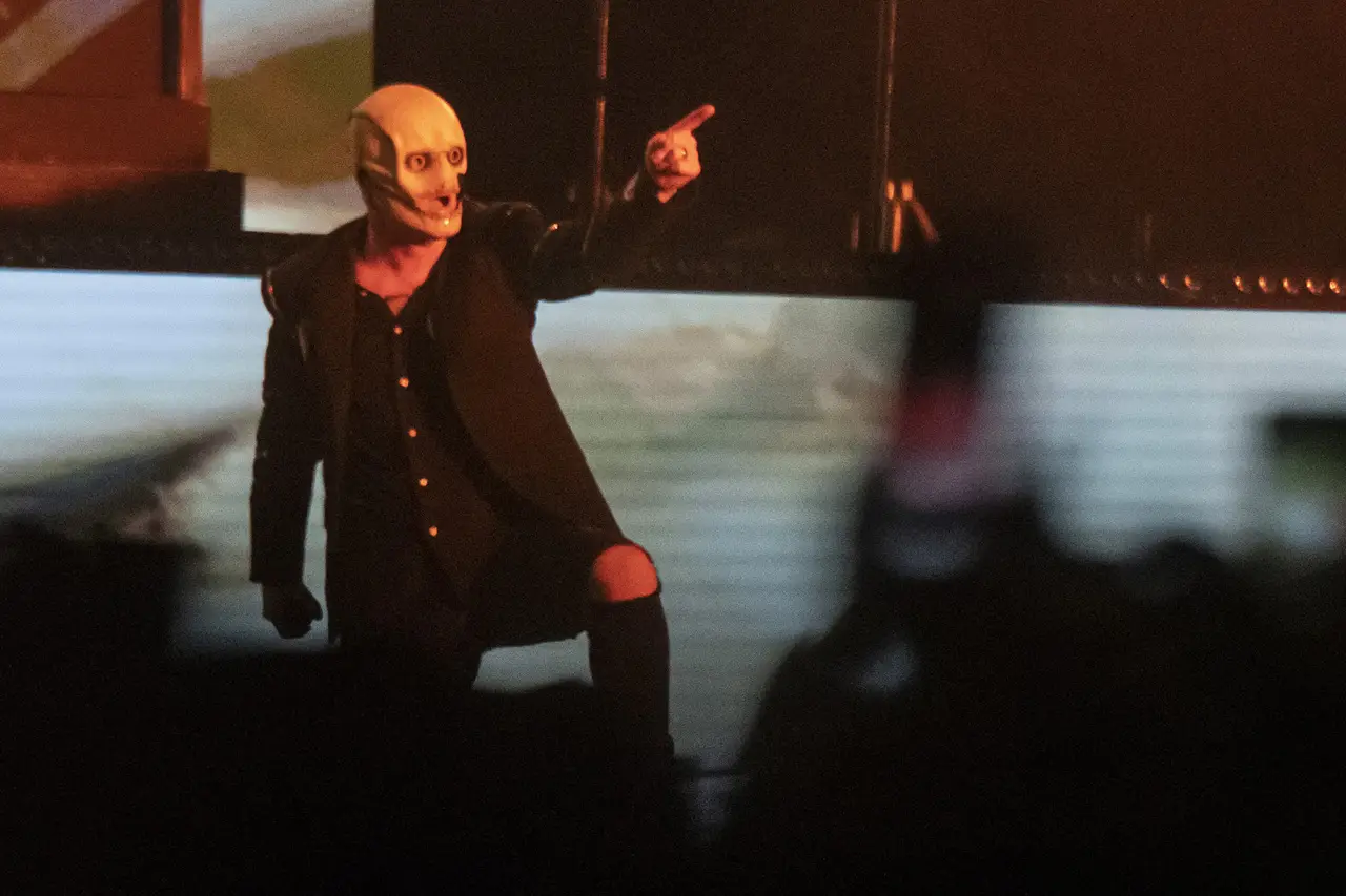 Aksi Slipknot di Hammersonic...