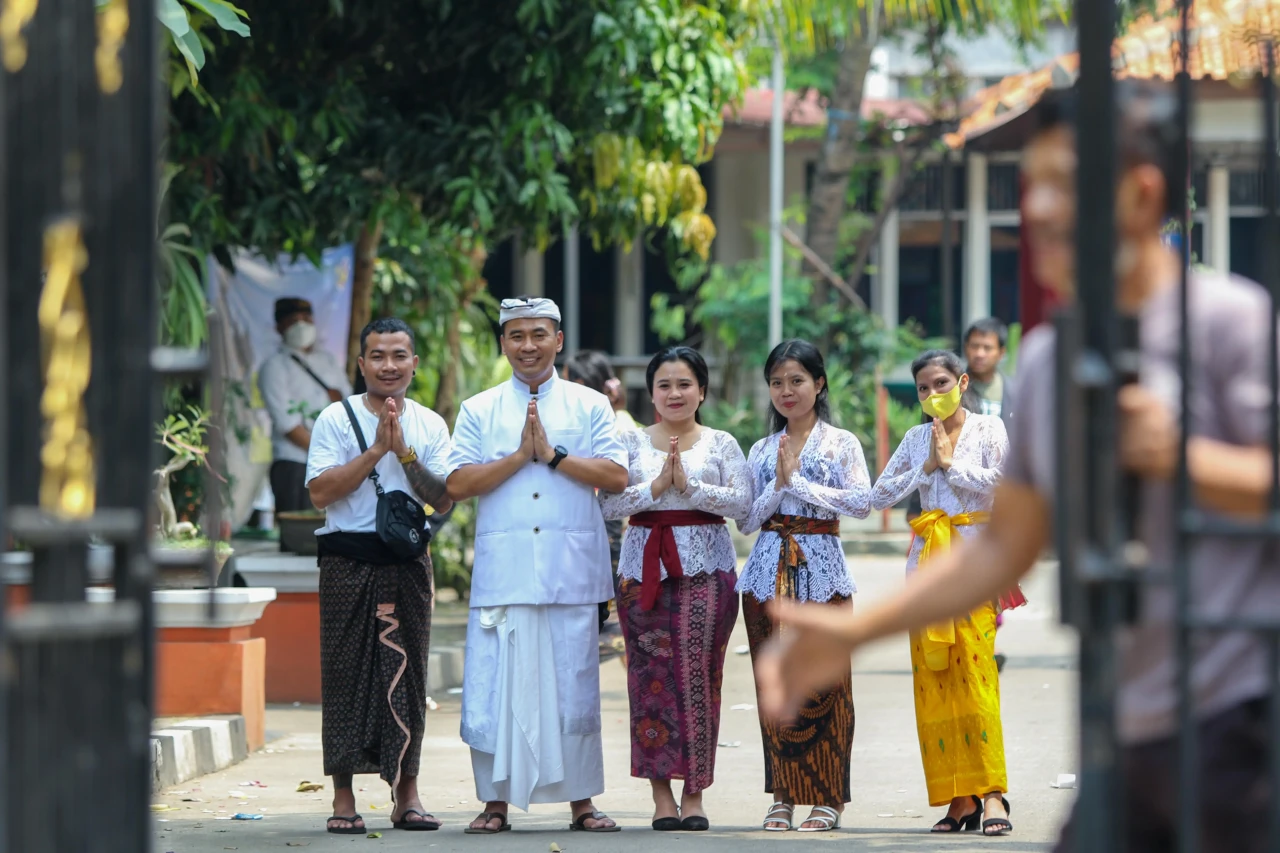 Suasana Nyepi di Pura...