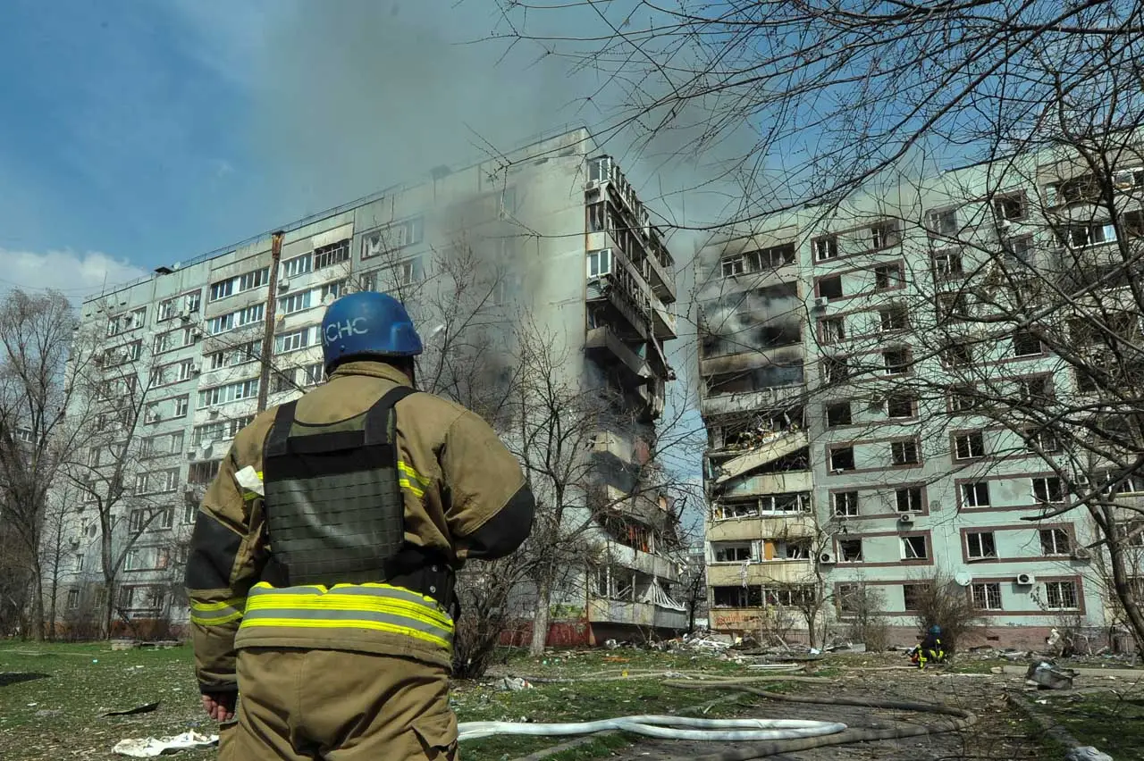 Gedung di Zaporizhzhia...